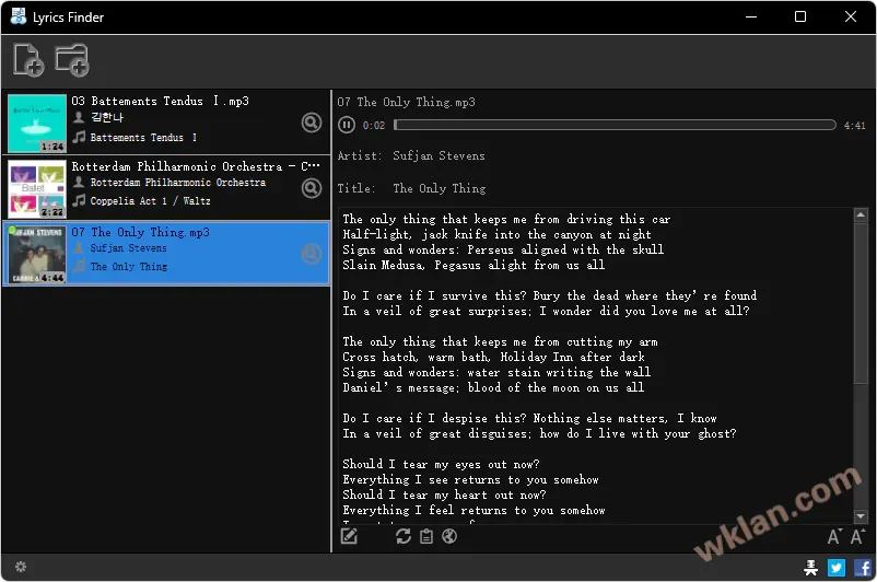 MediaHuman Lyrics Finder