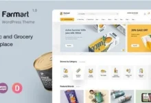 Farmart 1.3.0 nulled 已授权破解版 – 有机食品和杂货市场 WordPress 主题 (Organic & Grocery Marketplace WordPress Theme)-wklan资源馆