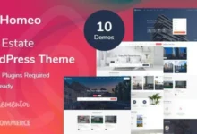 Homeo 1.2.54 nulled 已授权破解版 – 家庭雷达 - 房地产文字新闻主题 (Real Estate WordPress Theme)-wklan资源馆