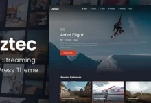 Aztec 4.0 nulled 已授权破解版 – 视频流和会员主题 (Video Streaming & Membership WordPress Theme)-wklan资源馆