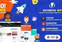 Olympus 4.6 nulled 已授权破解版 – 社交网络WordPress主题 (Social Networking WordPress Theme)-wklan资源馆